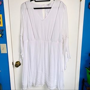 Charlotte Russe White Lined Dress